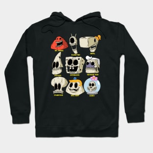 Cartoon Skulls (6) Hoodie